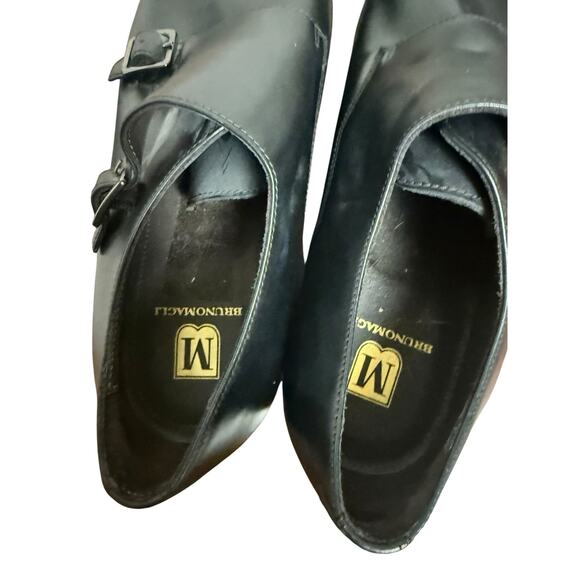 Bruno Magli Siracusa Black Leather Double Monk Dress Shoes Men’s Size 11 main image 5
